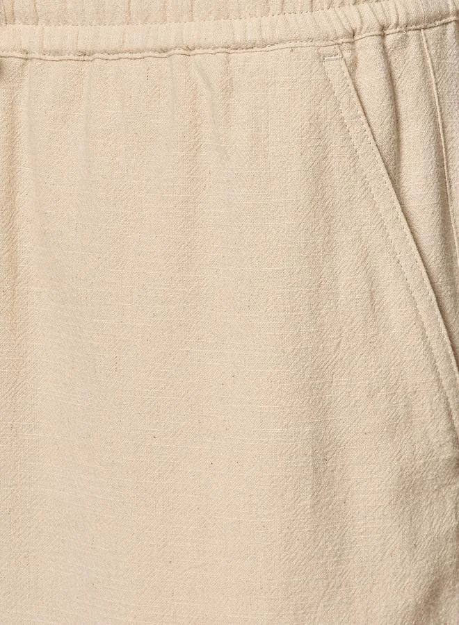 سبلاش فيڤ شورت كارغو مزيج الكتان بقصة عادية من سبلاش بيسكس