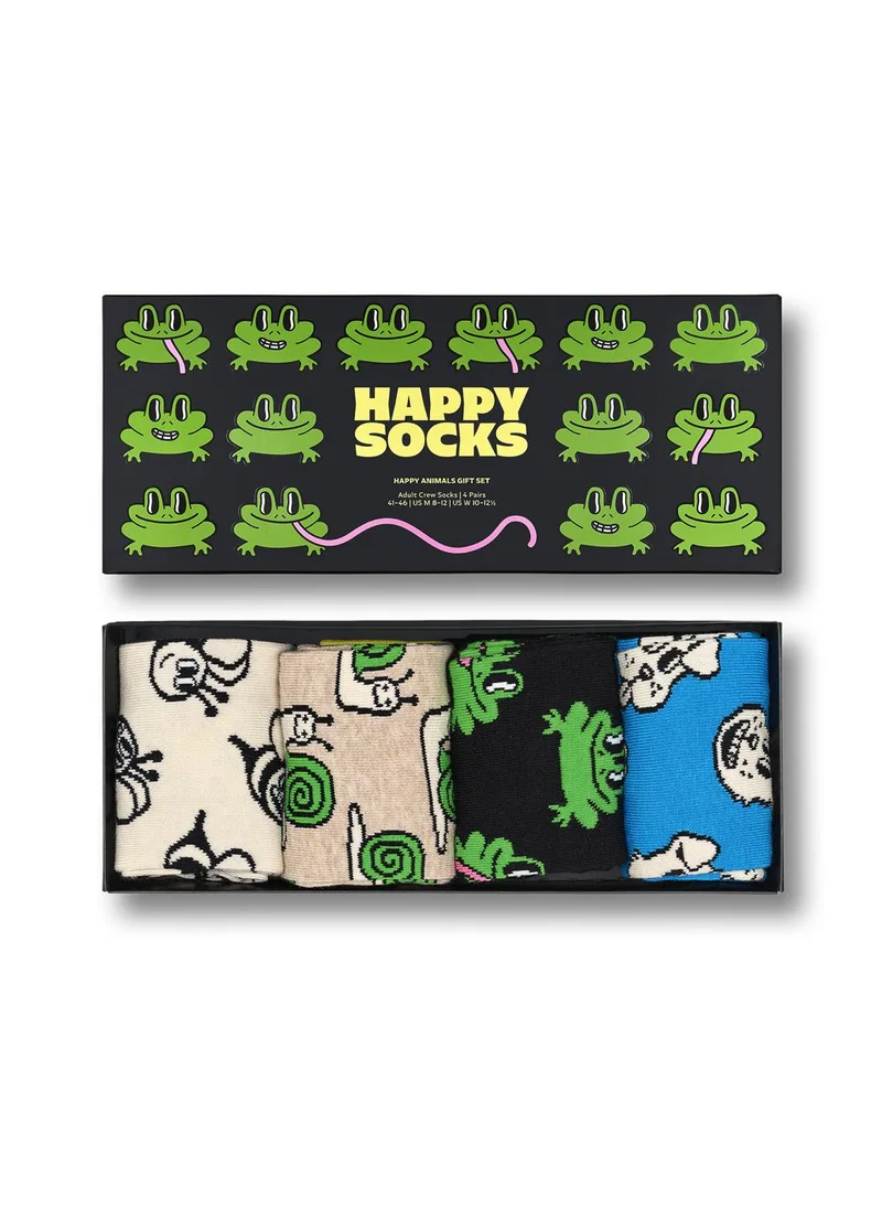 هابي سوكس 4-PACK HAPPY ANIMALS SOCKS GIFT SET