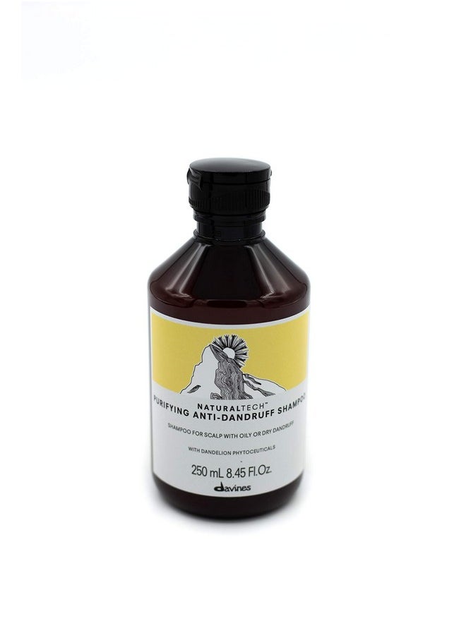Davines - Naturaltech Purifying Shampoo Antidandruff Protection While Gently Cleansing And Clarifying 8.45 Fl. Oz. - Image 1