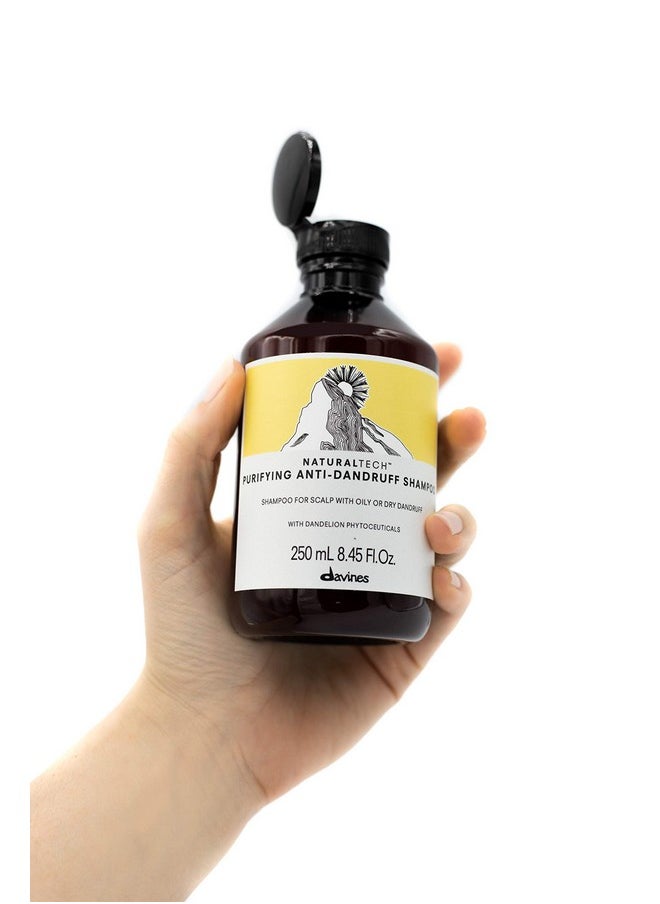 Davines - Naturaltech Purifying Shampoo Antidandruff Protection While Gently Cleansing And Clarifying 8.45 Fl. Oz. - Image 1