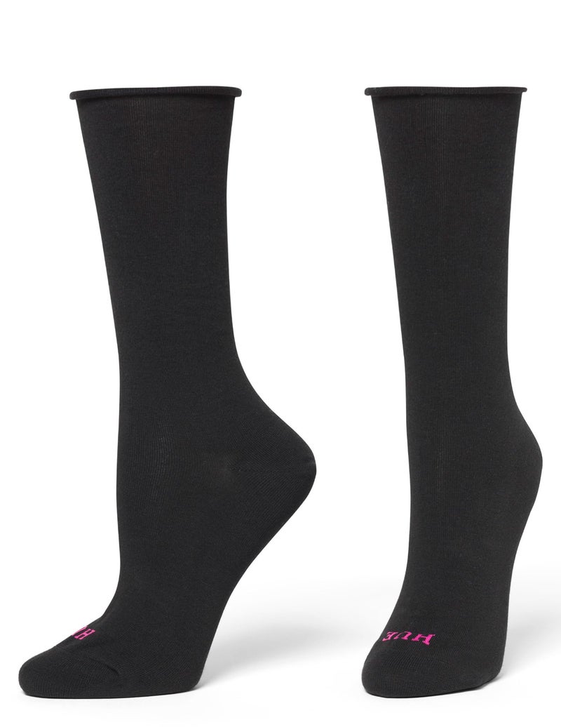 Hue Women's Jeans Sock (Pack of 3), Black Three, One Size - Image 3