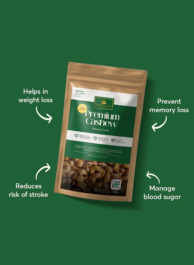 The Caphe Vietnam Premium Cashew Nuts - 500 G | Roasted Cashew | Unsalted & Skinless | Raw W240 | Vietnamese Cashew, Ready To Eat Nuts - Image 4