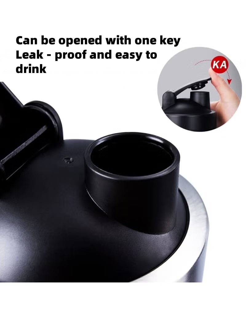 Shaker Bottle with Wire Whisk, Protein Shaker Bottle for Protein Mixes, Stainless Steel Shaker Bottle, Metal Shaker Bottle,Large Shaker Bottle 750ml - Image 5