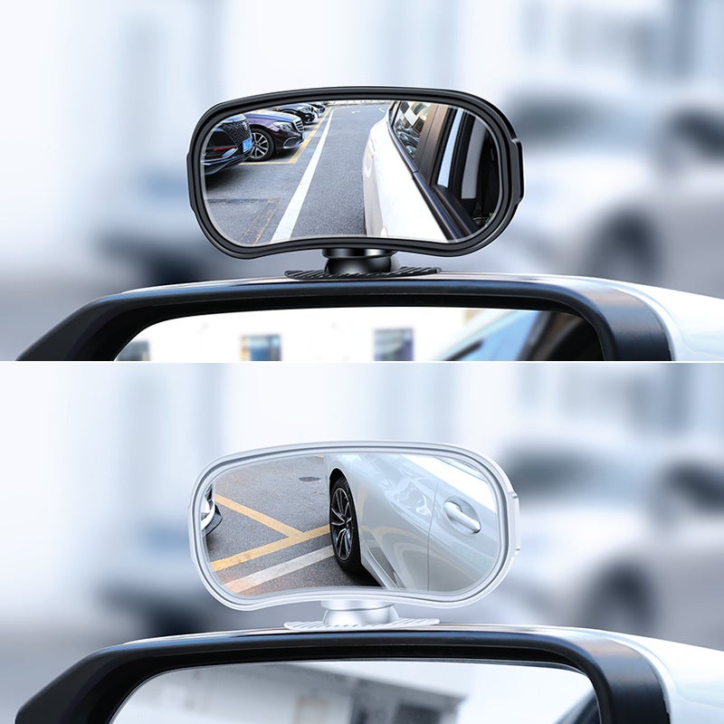 Car Rearview Mirror Add Mirror Coach Mirror Reverse Mirror Auxiliary Mirror Blind Spot Mirror Large Field Of View Wide Angle Mirror Adjustable Angle - Image 4