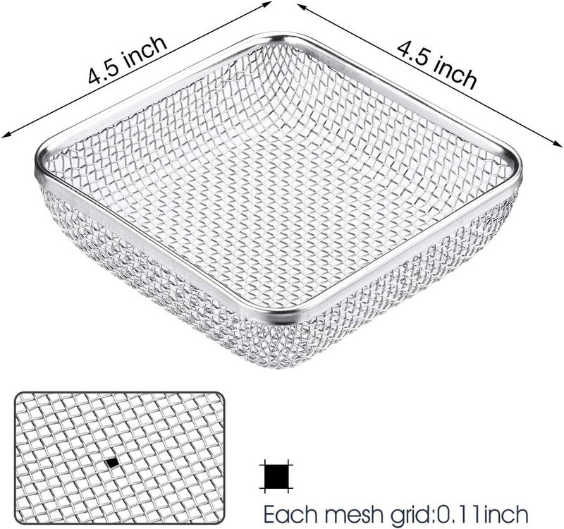 Miady RV Furnace Vent Screen, Flying Insect Bug Cover Camper Heater Exhaust Vents - 4.5x4.5 Stainless Steel Mesh Screens - Installation Tool Included - Image 3