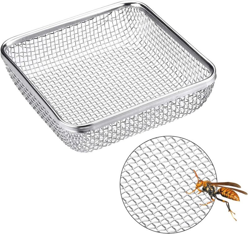 Miady RV Furnace Vent Screen, Flying Insect Bug Cover Camper Heater Exhaust Vents - 4.5x4.5 Stainless Steel Mesh Screens - Installation Tool Included - Image 5