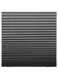 Block Out Pleated Blind Dark Grey 100X190 Cm