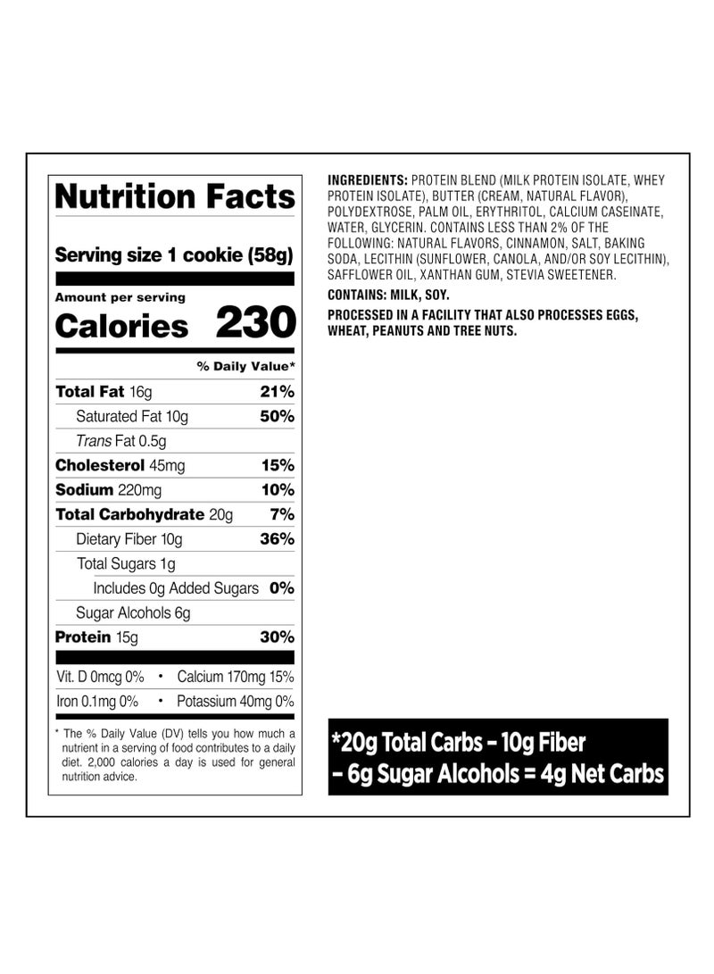 Quest Nutrition Snickerdoodle Protein Cookie, High Protein, Low Carb, Gluten Free, 12Count - Image 3