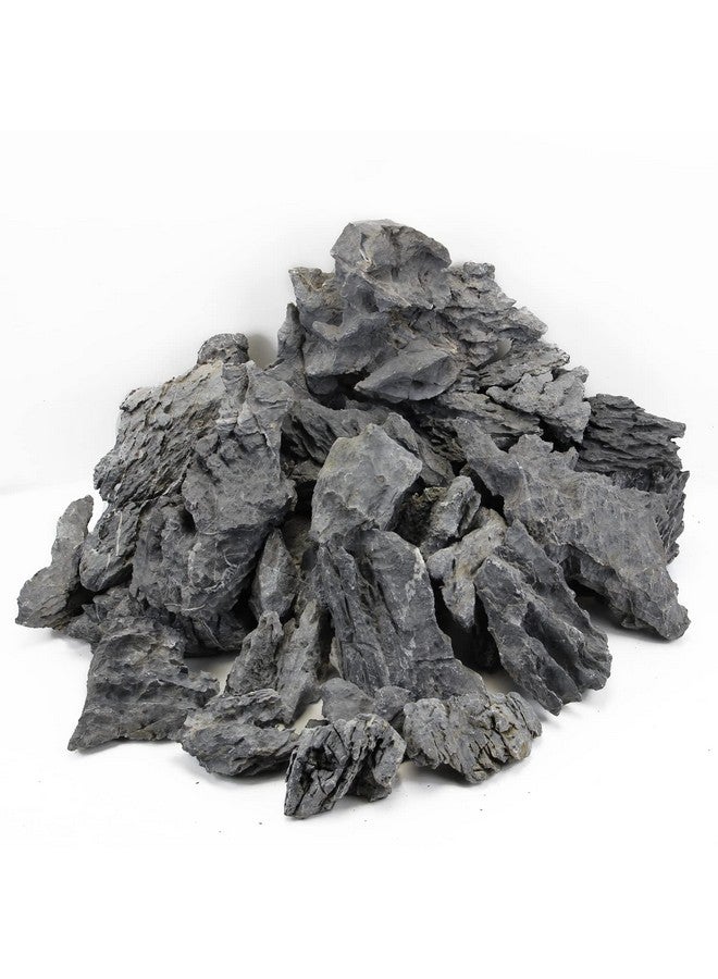 Generic KINGRUI Natural Seiryu Rock Stone, Dragon Stone, Suitable for Aquarium Landscaping Models and Fish Tank Decoration, Reptile and Amphibian enclosures 3-6inch-11 lbs.  - Image 2