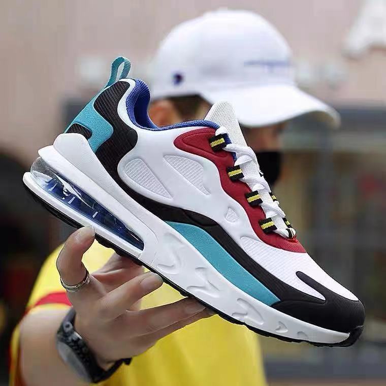 New 2024 Mens Casual Cushioned Sneakers Emerald 