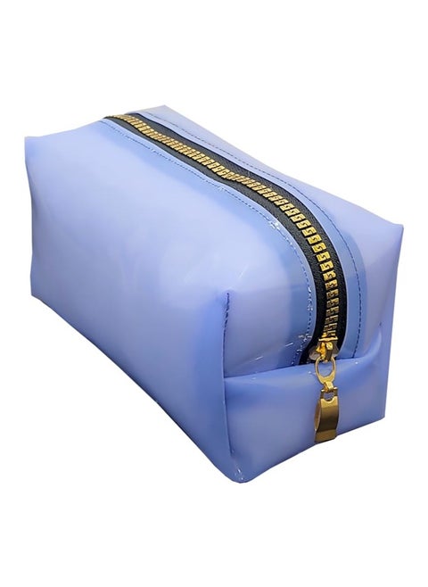 Makeup Transparent PVC Organizing Clutch Bag - Sky Blue