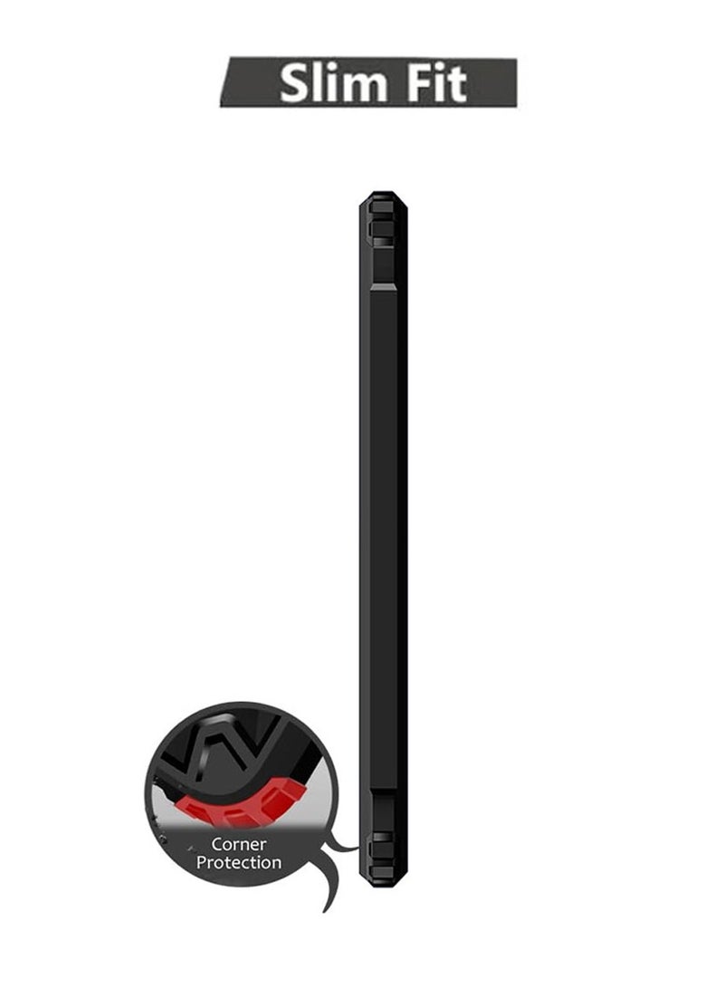 Wtech Motorola Moto G15 4G 2025 Hybrid TPU Silicone with Raised Armour Bumpers Slim Case Cover - Black - Image 5