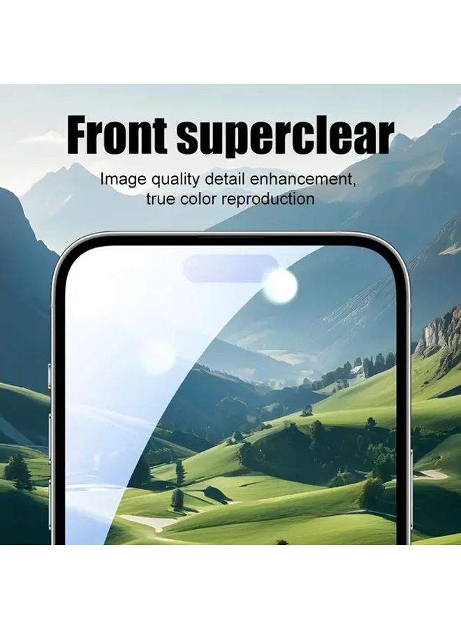 3 عبوات حماية زجاجية مقواة مضادة للتجسس لهاتف iPhone 13 Pro بتغطية كاملة وخالية من الغبار لحماية الخصوصية - Image 3