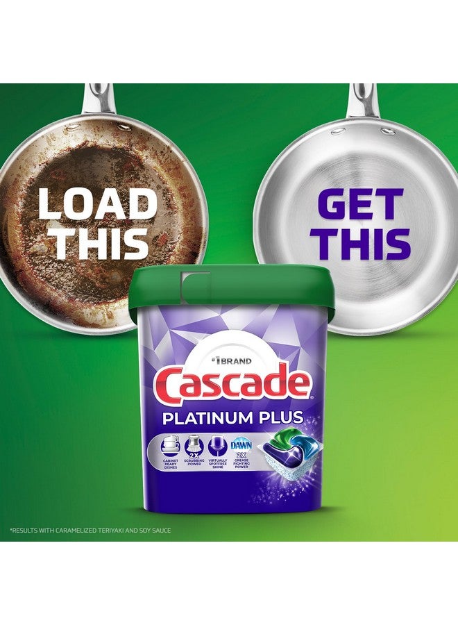 Cascade Platinum Plus ActionPacs Dishwasher Detergent Pods, Dishwasher Soap, Mountain, 52 Count - Image 4