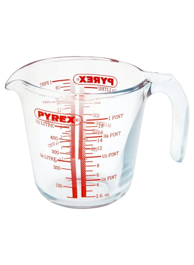Pyrex Glass Measure Jug 500ml Transparent - Image 1