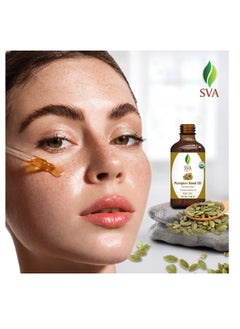 SVA Organics SVA Pumpkin Seed Oil Organic - 4 Fl Oz – 100% Natural Cold Pressed Organic Pumpkin oil - for Face, Skin Care, Hair Care, Scalp Massage & Body Massage – Carrier Oil with Dropper  - Image 3