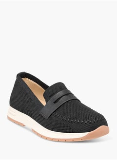 Flora Bella By Shoexpress Women Mesh Slip-On Loafers with Cutout Detail  - Image 2