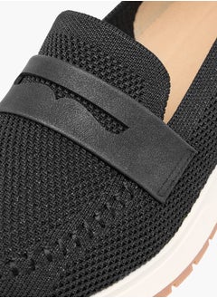 Flora Bella By Shoexpress Women Mesh Slip-On Loafers with Cutout Detail  - Image 4