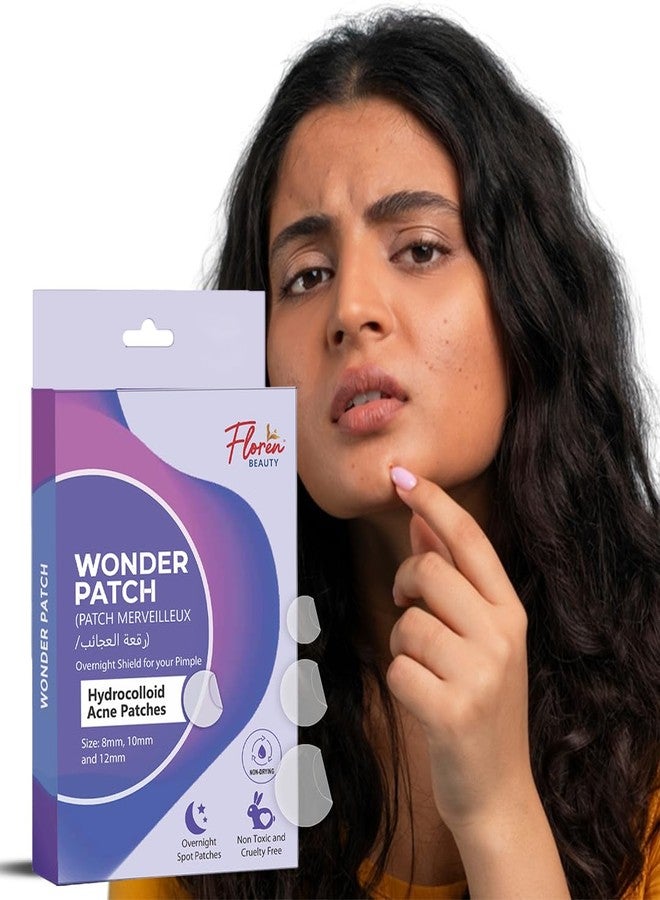 Floren Overnight Wonder Pimple Patch | Thicker Hydrocolloid Acne Patch | More effective & extra adhesion for better results | Facial stickers | Facial South Korean skin care | Drug-Free | 56 ct (Pack of 1) - Image 2