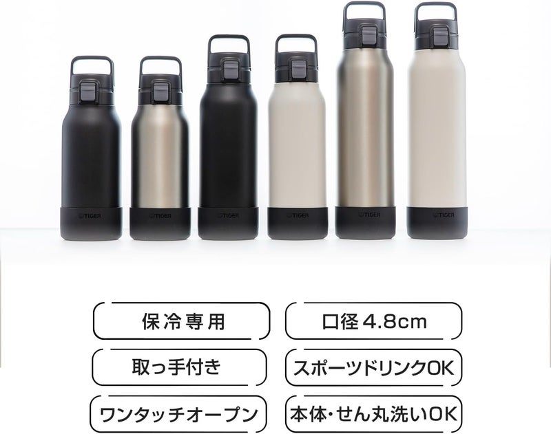 Tiger 1.0L Vacuum Insulated Bottle with Handle - Image 1