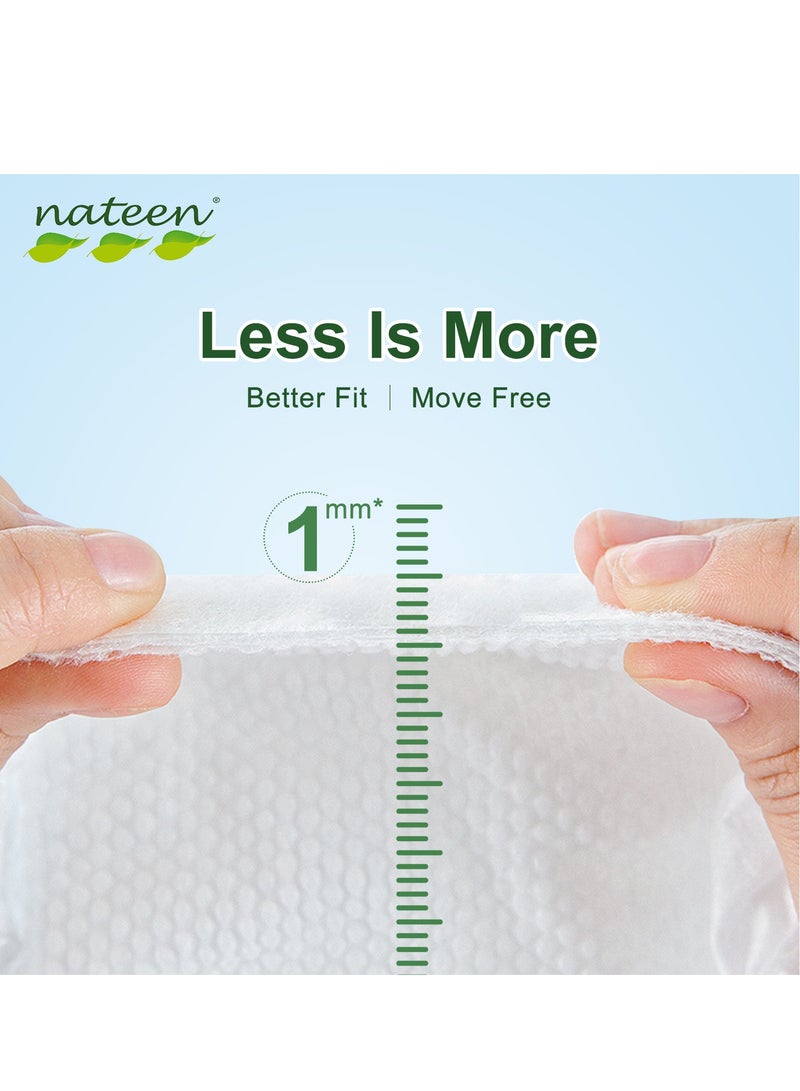 nateen Premium Care Baby Diapers, Size 4 (7-18kg), 128 Count Diapers, Large, Super Absorbent,Breathable Baby Diapers - Image 2