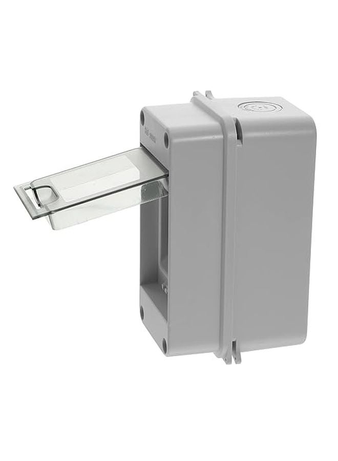 Outdoor Electrical Distribution Box 16X9.5cm White Weatherproof Enclosure - Image 1