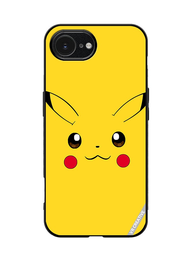 VR CREATIVE Protective Case Cover For Apple iPhone 16e Pikachu Design Multicolour