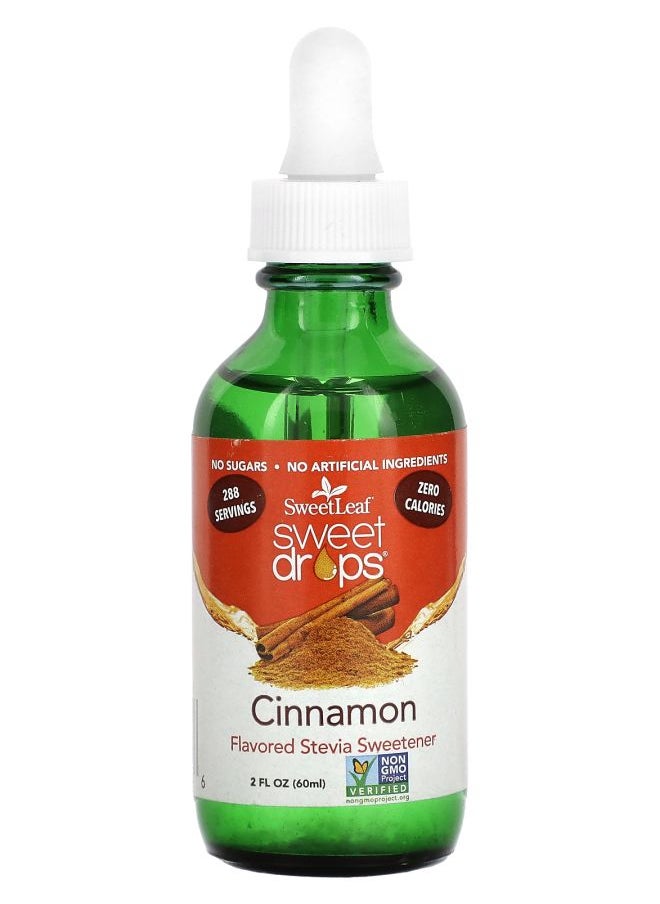 Wisdom natural SweetLeaf Sweet Drops Cinnamon 2 fl oz (60 ml) 
