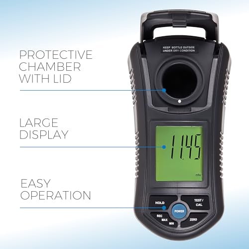 Sper Scientific Turbidity Meter, Water Quality Tester, Portable Water Quality Meter for Field and Lab, Turbidimeter for Water Test with Carry Case (860040) - Image 4