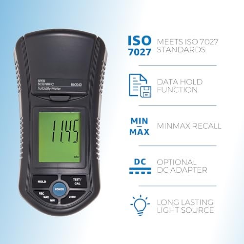Sper Scientific Turbidity Meter, Water Quality Tester, Portable Water Quality Meter for Field and Lab, Turbidimeter for Water Test with Carry Case (860040) - Image 3