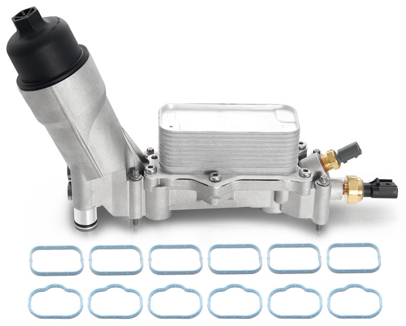 926959 Aluminum Engine Oil Filter Housing Oil Cooler Kit with Gaskets Sensors Compatible with 20112016 Chrysler Dodge Avenger Journey Jeep Wrangler Ram Promaster 36L