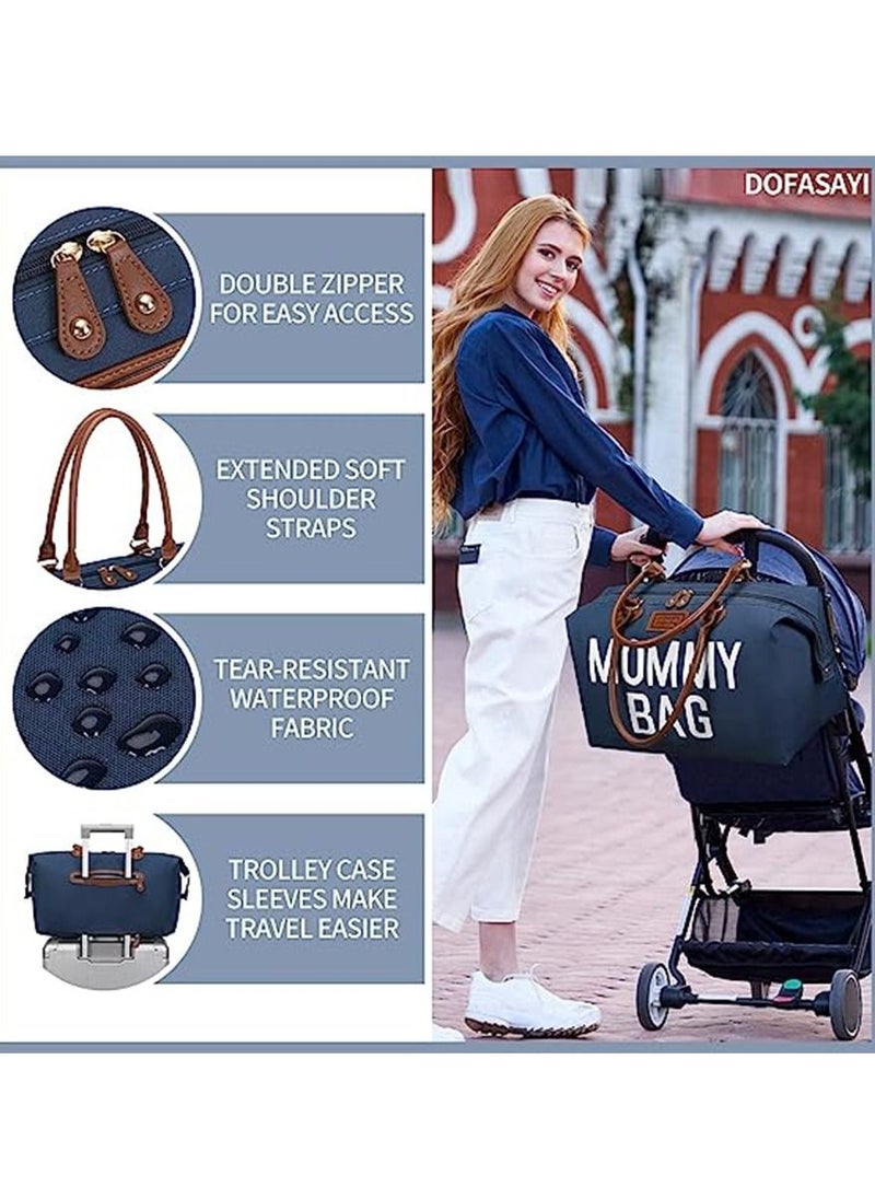 Gonice - Diaper Bag Tote with 2 Organizers, Multifunctional Large Mommy Bag for Hospital & Baby Diaper Travel Bag for Baby Care - Image 1