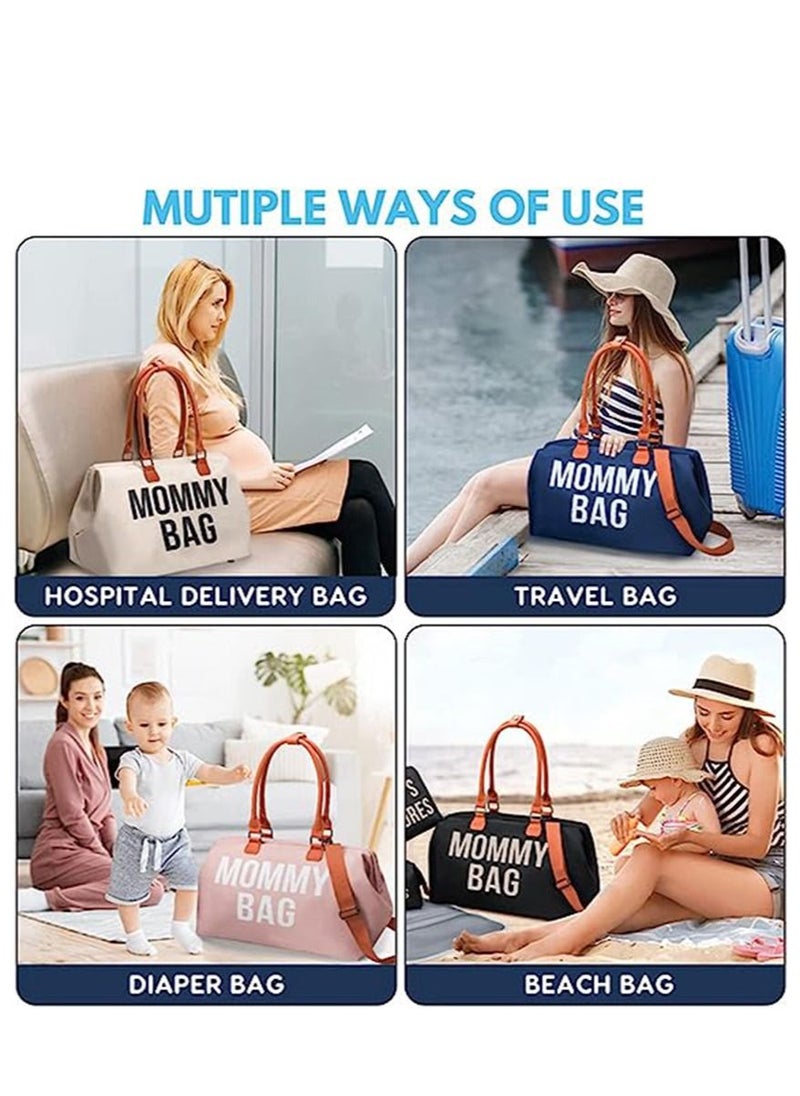 Gonice - Diaper Bag Tote with 2 Organizers, Multifunctional Large Mommy Bag for Hospital & Baby Diaper Travel Bag for Baby Care - Image 1