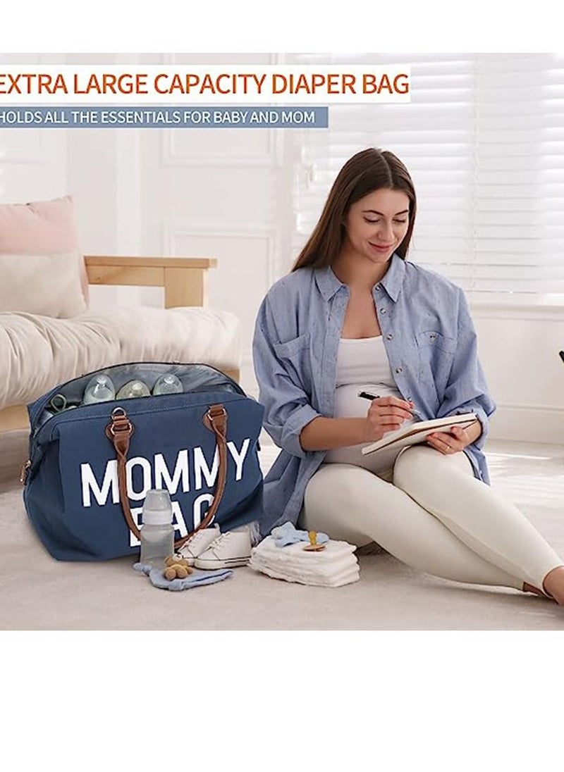 Gonice - Diaper Bag Tote with 2 Organizers, Multifunctional Large Mommy Bag for Hospital & Baby Diaper Travel Bag for Baby Care - Image 1