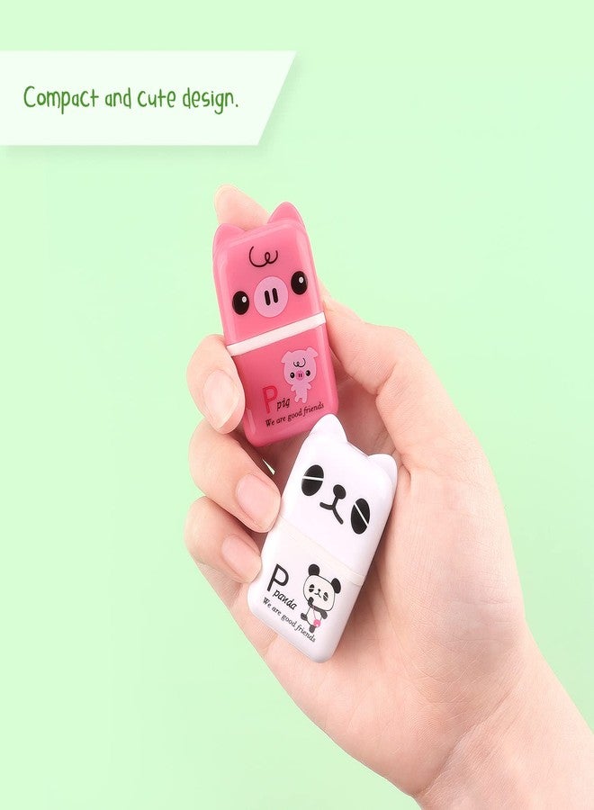 Hutou Tamaki 6 Pack Erasers for Kids, Cute Erasers with Cover and Roller, Pencil Rubber Eraser for Party Favors Gift Supplies (Model B) - Image 5
