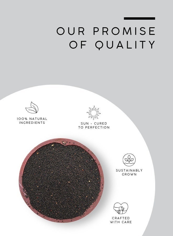 أباميك بذور الرجلة (كولفا ساج) من عوافي ميل | بذور طهي صالحة للأكل للنباتات الصغيرة، والبسكويت والخبز، والعصيدة، والمشروبات، ومزيج التوابل - ١٠٠ غرام | ٣.٥ أونصة - Image 4