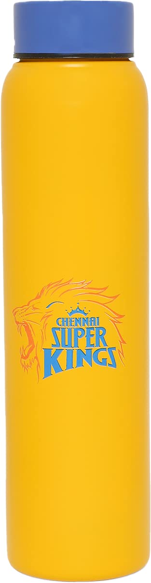 playR x CSK Whistle Podu Sipper Yellow - Durable, Leak-Proof Protein Sipper Bottle for Gym, Training, Match Days, Sports, Fitness, Outdoor & Travel Use for All Season - Image 5