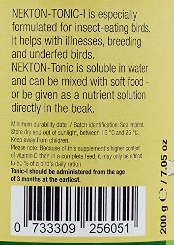 Nekton Tonic-I for Insect-Eating Birds 200Gm (7.05oz), Pale Yellow - Image 4
