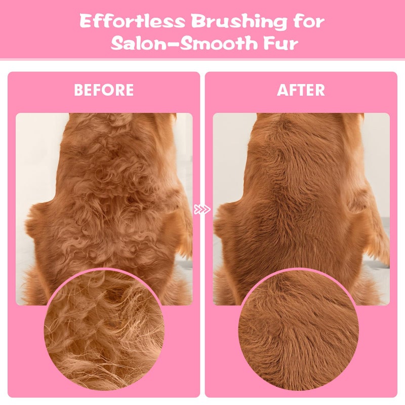Kerros 6-Pack Flea Comb for Dogs and Cats, Fine & Wide Tooth Stainless Steel Lice Comb, Tick Removal Tool, Tear Stain Remover, Dematting Brush - Professional Pet Grooming Kit for All Types of Pets - Image 5