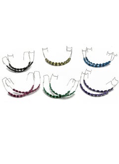 HaLunhi Temporary Tooth Decoration with Metal Wires，Metal Bracket and Orthodontic Ligature Ties，Props for Dental Students to Practice（Blue）  - Image 5