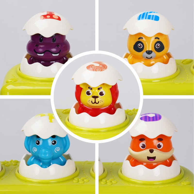  FS FS Toddler Pop Up Toy with Music and Light, Cause and Effect Toys for 6 9 12 18 Month Old Baby, Early Learning Educational Toys for 1 2 Year Old Boy and Girls Gifts - Image 5