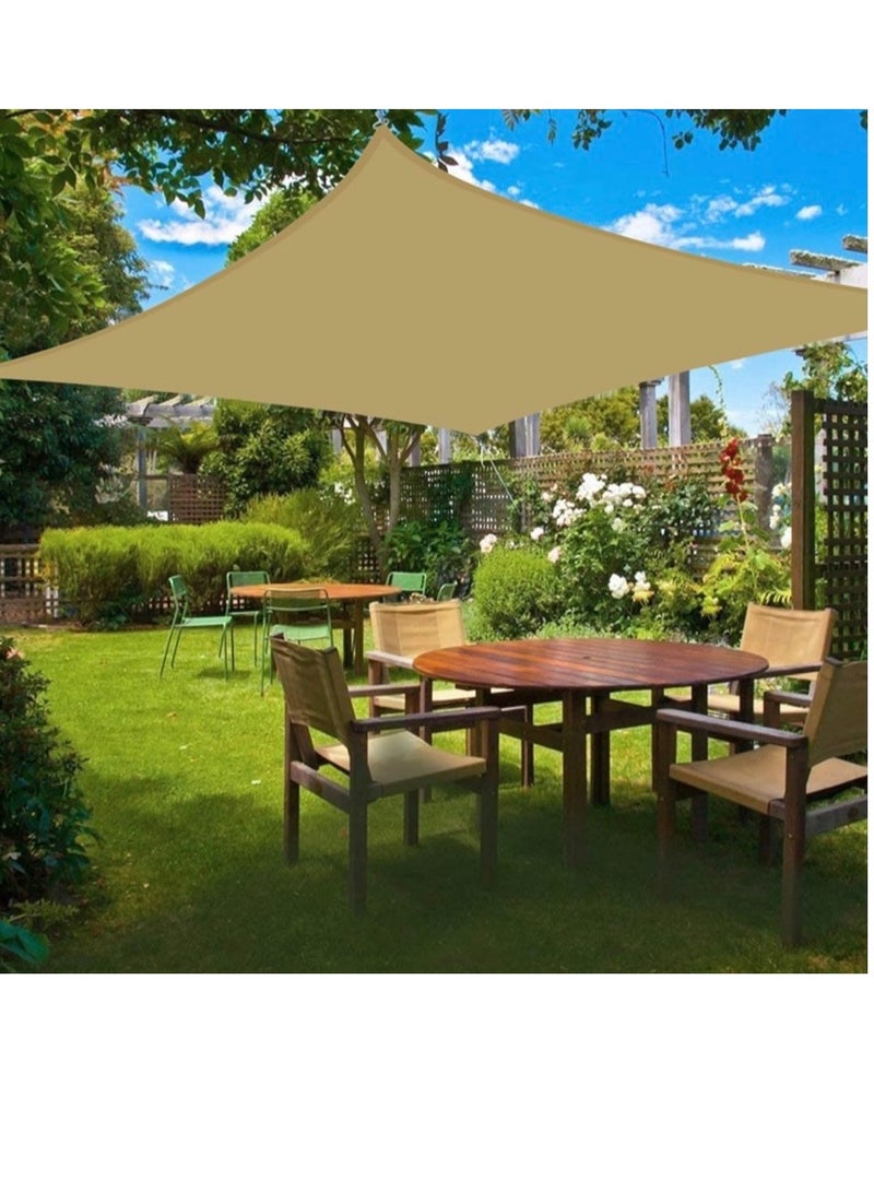 Claro Sunnylaxx 3 x 4 m Rectangular Sun Shade Sail, Sand Awnings, Outdoor Terrace UV Protection for Pergola, Garden, and Terraces. - Image 1