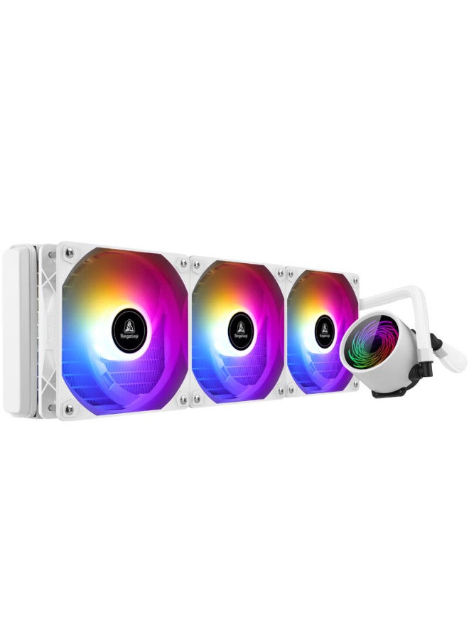 Segotep Ice Crown 360 Argb All-in-one Liquid Cpu Cooler White (300w Heat Dissipation Power / Hc12 High-performance Temperature Control Fan / Compatible With Amd / Intel Socket) - Image 4