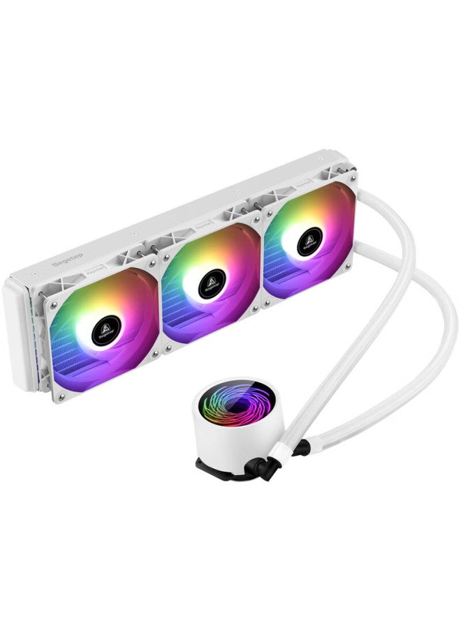 Segotep Ice Crown 360 Argb All-in-one Liquid Cpu Cooler White (300w Heat Dissipation Power / Hc12 High-performance Temperature Control Fan / Compatible With Amd / Intel Socket) - Image 5