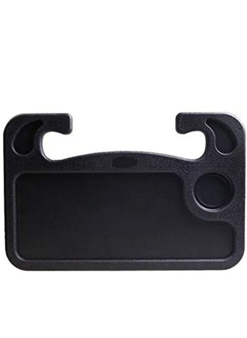 Generic - Office tray for car steering wheel from city Mocha, laptop stand for dining with mobile phone holder, car table, laptop tray for dining, tablet, iPad and Notebook, Black - from Rana store - Image 1