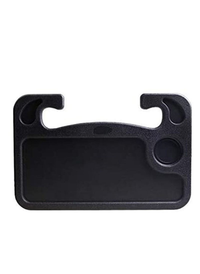 Generic - Office tray for car steering wheel from city Mocha, laptop stand for dining with mobile phone holder, car table, laptop tray for dining, tablet, iPad and Notebook, Black - from Rana store - Image 1