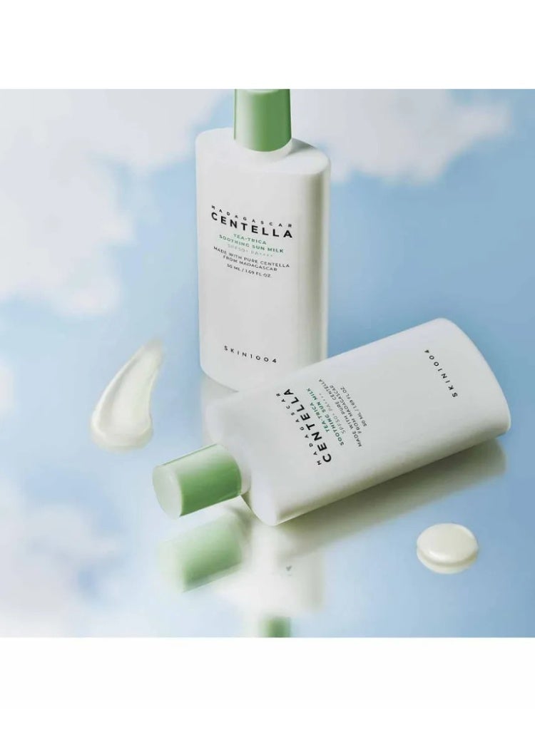 SKIN1004 Madagascar Centella Tea-Trica Soothing Sun Milk SPF50+ for UV protection 50ml - Image 5