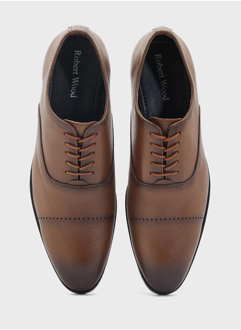 Robert Wood Genuine Leather Formal Lace Ups  - Image 4