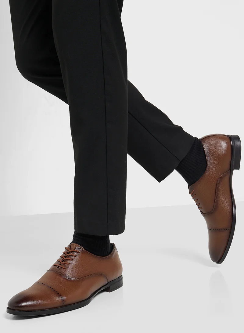 Robert Wood Genuine Leather Formal Lace Ups