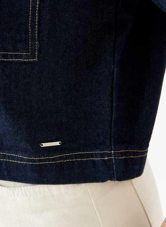 Lee Cooper Lee Cooper Collared Denim Top with Chest Pockets